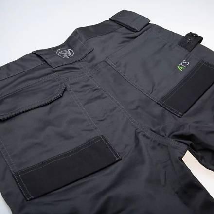 Apache Calgary Grey/Black 4-Way Stretch Holster Pocket Work Trousers W32/L31
